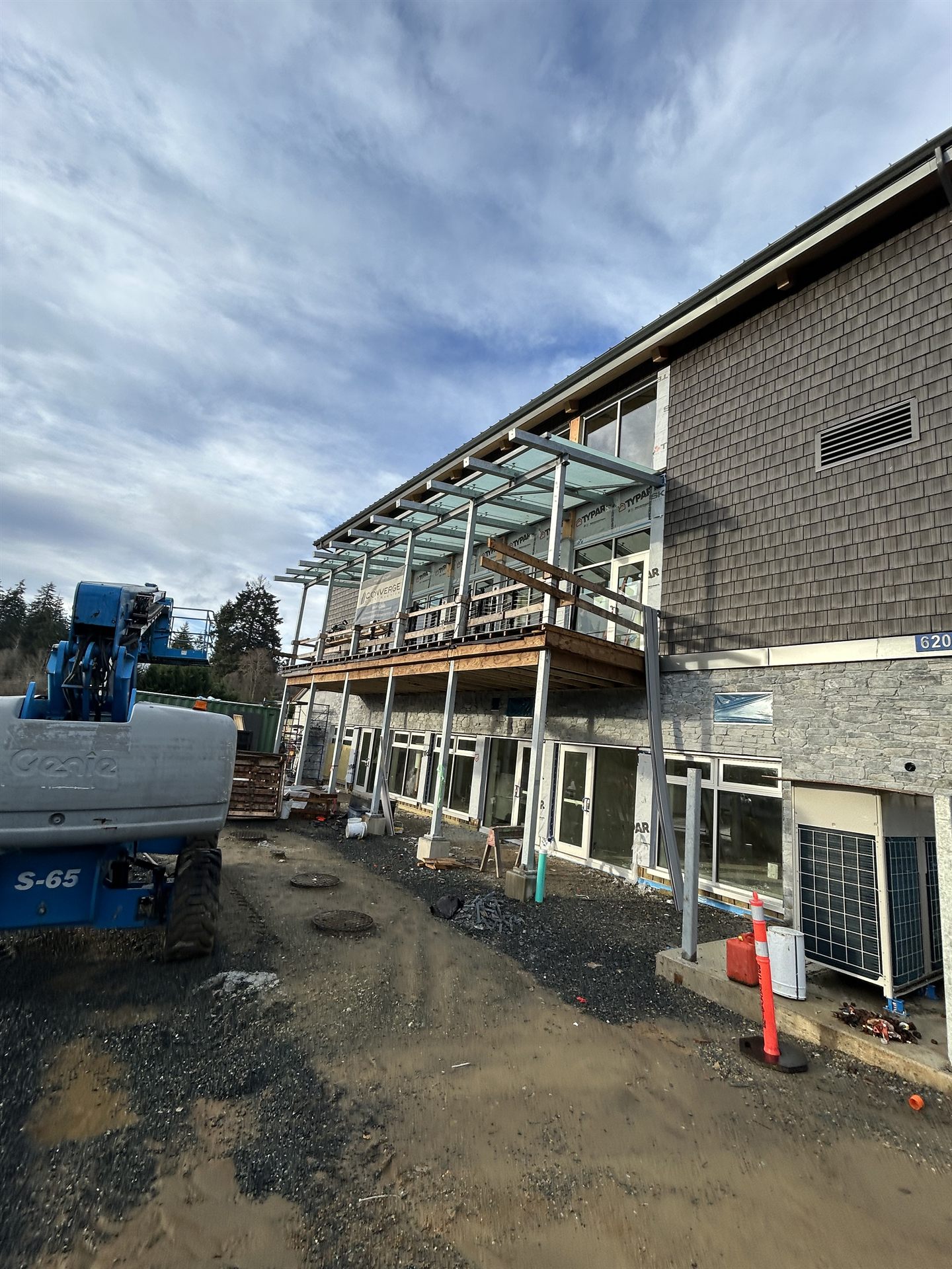 Structural steel for balconies and glass railings